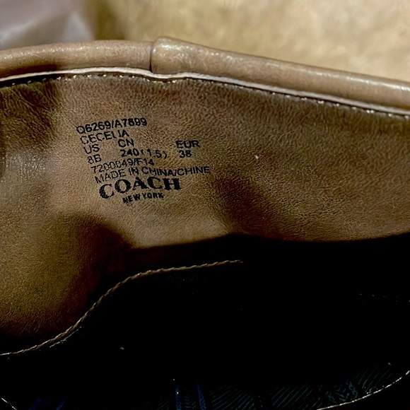 Coach Cecelia Dress Boots New never worn - Picture 5 of 11